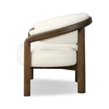 Featuring Marci Accent Chair - Altro Snow by Four Hands at Amethyst Home. This floating wrap chair features an exposed wood profile that cradles seat and back cushions. The frame feels fluid, as it travels from the ground to the upholstered back rest and back down through the hind legs. Spring suspension ensures stylish comfort.
Collection: FarrowColors: Te. Amethyst Home provides interior design, new home construction design consulting, vintage area rugs, and lighting in the San Diego metro area.