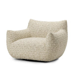 Featuring Margot Solema Cream Accent Swivel Chair by Four Hands at Amethyst Home. A modern take on a 70s-inspired shape. This sink-in, pillow-like chair features S-spring suspension for extra comfort and durability in the seat, all on a 360-degree swivel. Upholstered in an exaggerated boucle fabric with extra depth and texture throughout.
Collection: OsloCo. Amethyst Home provides interior design, new home construction design consulting, vintage area rugs, and lighting in the Charlotte metro area.
