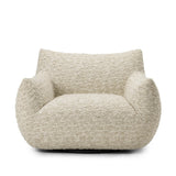 Featuring Margot Solema Cream Accent Swivel Chair by Four Hands at Amethyst Home. A modern take on a 70s-inspired shape. This sink-in, pillow-like chair features S-spring suspension for extra comfort and durability in the seat, all on a 360-degree swivel. Upholstered in an exaggerated boucle fabric with extra depth and texture throughout.
Collection: OsloColor. Amethyst Home provides interior design, new home construction design consulting, vintage area rugs, and lighting in the Dallas metro area.