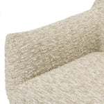 Featuring Margot Solema Cream Accent Swivel Chair by Four Hands at Amethyst Home. A modern take on a 70s-inspired shape. This sink-in, pillow-like chair features S-spring suspension for extra comfort and durability in the seat, all on a 360-degree swivel. Upholstered in an exaggerated boucle fabric with extra depth and texture throughout.
Collection: OsloColo. Amethyst Home provides interior design, new home construction design consulting, vintage area rugs, and lighting in the Houston metro area.