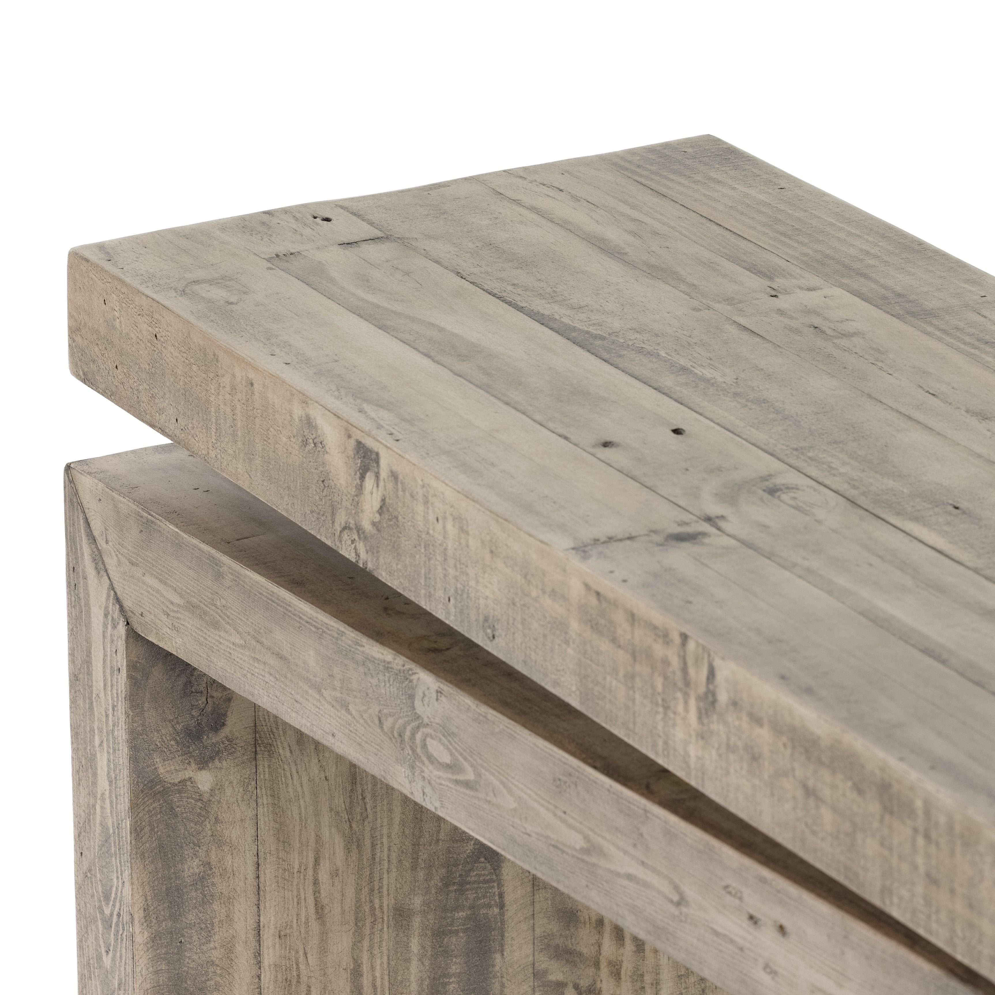 Featuring Matthes Weathered Wheat Console Table by Four Hands at Amethyst Home. Simple and streamlined to showcase natural beauty. Finished in a weathered wheat, solid reclaimed pine fashions a modern media console with rustic vibes.
Overall Dimensions: 79"W x 15"L x 31"HColors: Weathered WheatMaterials: Solid Reclaimed PineWeight: 70.55Clearance from Floor: 23.25"Distance Betw. Amethyst Home provides interior design, new construction, custom furniture and area rugs in the Newport Beach metro area