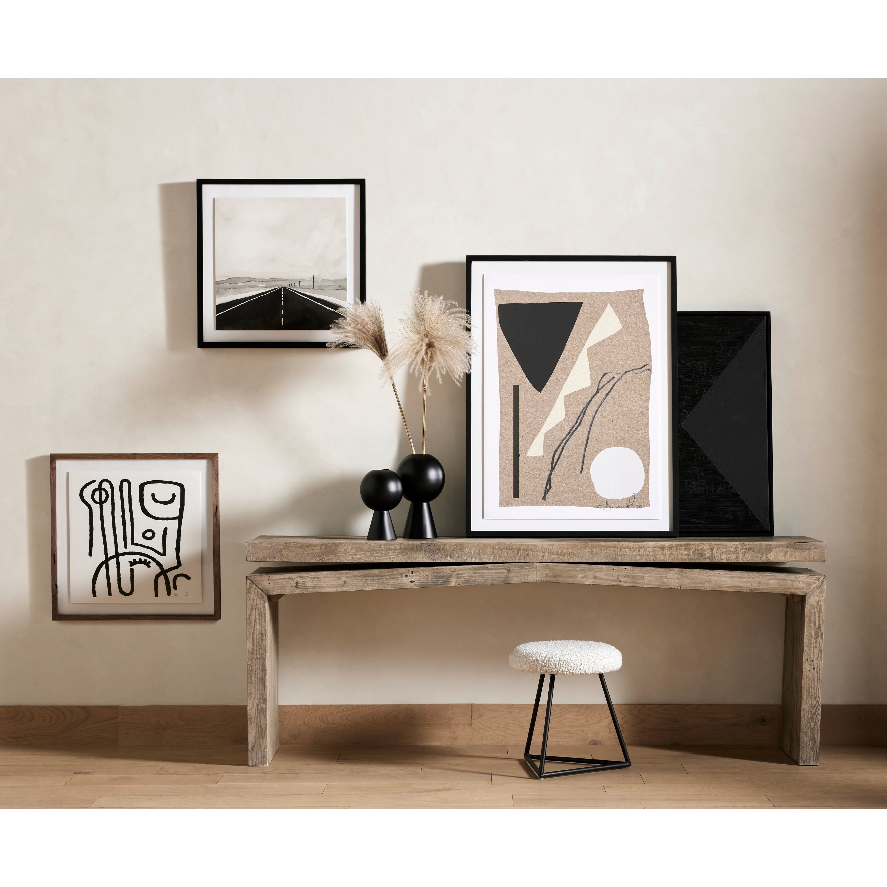 Featuring Matthes Weathered Wheat Console Table by Four Hands at Amethyst Home. Simple and streamlined to showcase natural beauty. Finished in a weathered wheat, solid reclaimed pine fashions a modern media console with rustic vibes.
Overall Dimensions: 79"W x 15"L x 31"HColors: Weathered WheatMaterials: Solid Reclaimed PineWeight: 70.55Clearance from Floor: 23.25"Distance Between L. Amethyst Home provides interior design, new construction, custom furniture and area rugs in the Portland metro area