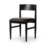 Featuring Mavery Sierra Espresso Armless Dining Chair by Four Hands at Amethyst Home. Classic midcentury form meets monochromatic comfort. The tapered-leg design of this oak dining chair is finished with an espresso-brown upholstered cushion for a sleek, inviting seat.
Collection: AshfordColors: Sierra Espresso, Brushed Ebony Oak, Brushed Ebony Oak VeneerMate. Amethyst Home provides interior design, new home construction design consulting, vintage area rugs, and lighting in the Houston metro area.