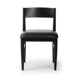 Featuring Mavery Sierra Espresso Armless Dining Chair by Four Hands at Amethyst Home. Classic midcentury form meets monochromatic comfort. The tapered-leg design of this oak dining chair is finished with an espresso-brown upholstered cushion for a sleek, inviting seat.
Collection: AshfordColors: Sierra Espresso, Brushed Ebony Oak, Brushed Ebony Oak VeneerMa. Amethyst Home provides interior design, new home construction design consulting, vintage area rugs, and lighting in the Nashville metro area.