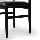 Featuring Mavery Sierra Espresso Armless Dining Chair by Four Hands at Amethyst Home. Classic midcentury form meets monochromatic comfort. The tapered-leg design of this oak dining chair is finished with an espresso-brown upholstered cushion for a sleek, inviting seat.
Collection: AshfordColors: Sierra Espresso, Brushed Ebony Oak, Brushed Ebony Oak VeneerMateri. Amethyst Home provides interior design, new home construction design consulting, vintage area rugs, and lighting in the Tampa metro area.