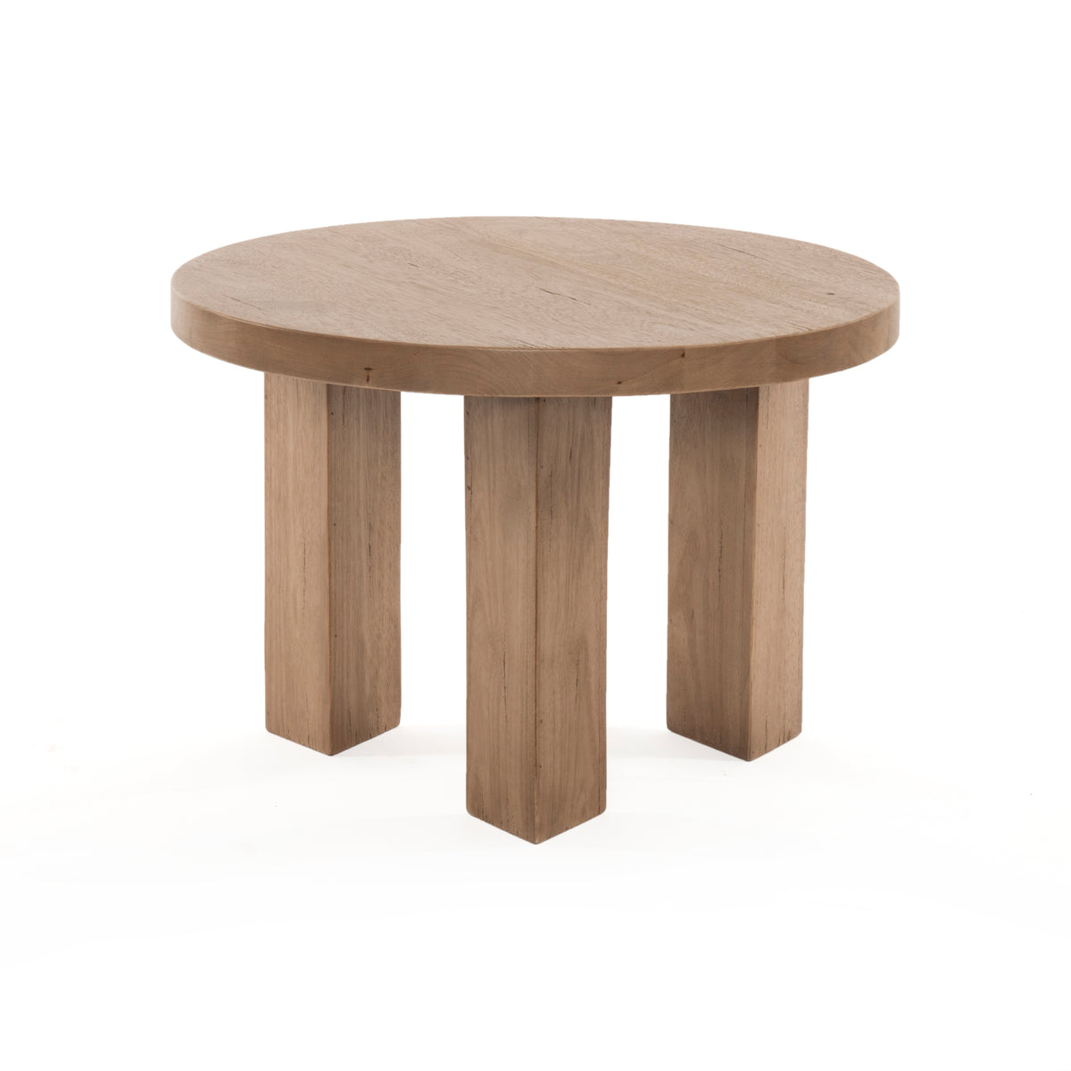 Mesa Light Brushed Parawood End Table | ready to ship!