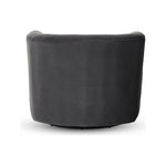 Featuring Mila Swivel Chair - Henry Charcoal by Four Hands at Amethyst Home. Charcoal high-performance fabric pairs with a hidden 360-degree swivel. Performance fabrics are specially created to withstand spills, stains, high traffic and wear, ensuring long-term comfort and unmatched durability.Overall Dimensions: 33"W x 35.5"L x 27"H
Collection: AtelierColo. Amethyst Home provides interior design, new home construction design consulting, vintage area rugs, and lighting in the San Diego metro area.