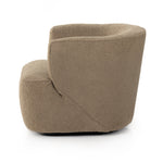 Featuring Mila Swivel Chair - Sheepskin Camel by Four Hands at Amethyst Home. This fashion-forward upholstered piece, the Mila Sheepskin Camel Swivel Chair mixes an elegant fabric with interesting design elements from stainless steel to exposed hardwoods. Each piece features North American-made hardwood frames, steel suspension and hand craftsmanship for quality and comfort.
Overall Dimensions. Amethyst Home provides interior design services, furniture, rugs, and lighting in the Austin metro area.