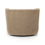 Featuring Mila Swivel Chair - Sheepskin Camel by Four Hands at Amethyst Home. This fashion-forward upholstered piece, the Mila Sheepskin Camel Swivel Chair mixes an elegant fabric with interesting design elements from stainless steel to exposed hardwoods. Each piece features North American-made hardwood frames, steel suspension and hand craftsmanship for quality and comfort.
Overall Dimen. Amethyst Home provides interior design services, furniture, rugs, and lighting in the Kansas City metro area.