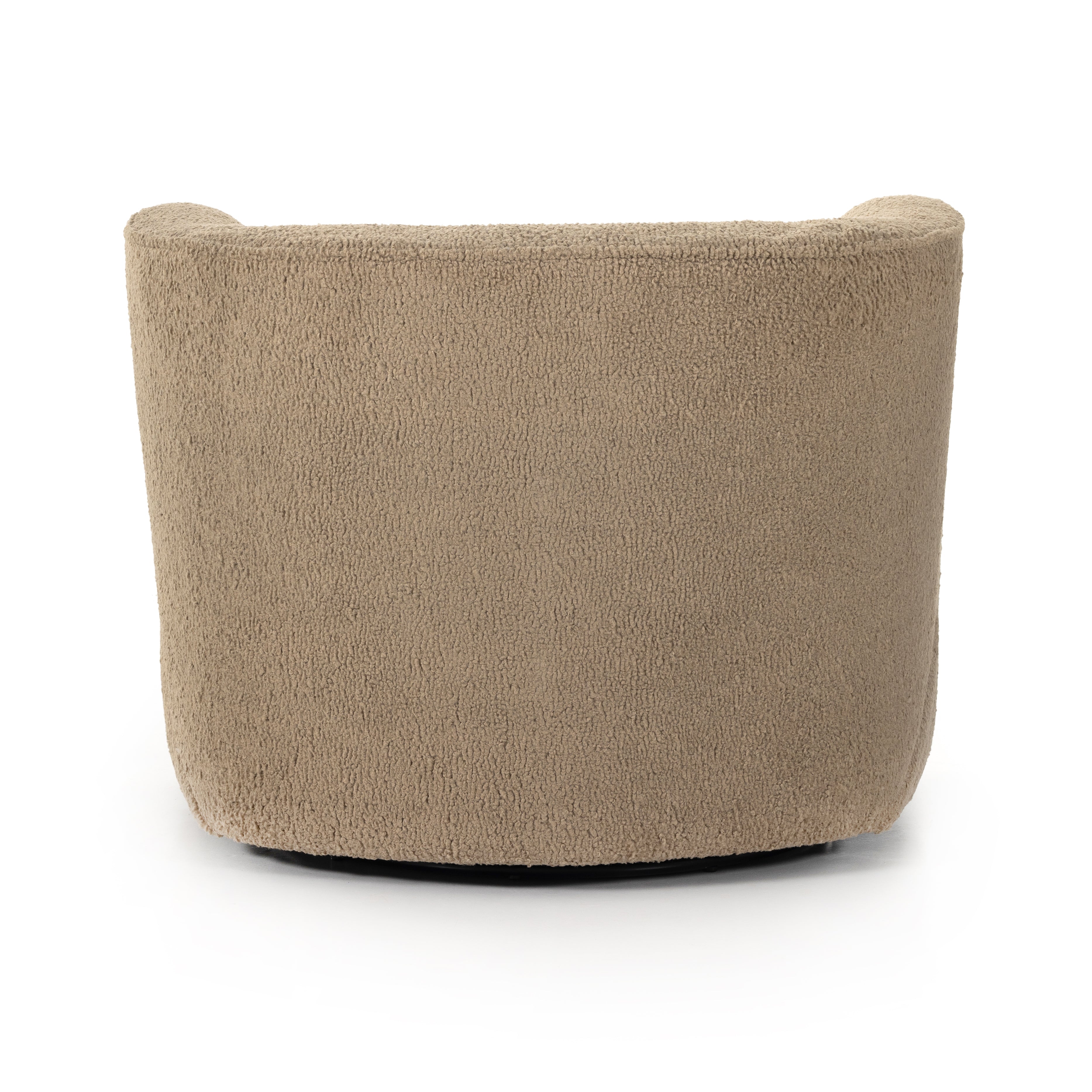 Featuring Mila Swivel Chair - Sheepskin Camel by Four Hands at Amethyst Home. This fashion-forward upholstered piece, the Mila Sheepskin Camel Swivel Chair mixes an elegant fabric with interesting design elements from stainless steel to exposed hardwoods. Each piece features North American-made hardwood frames, steel suspension and hand craftsmanship for quality and comfort.
Overall Dimen. Amethyst Home provides interior design services, furniture, rugs, and lighting in the Kansas City metro area.