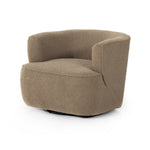 Featuring Mila Swivel Chair - Sheepskin Camel by Four Hands at Amethyst Home. This fashion-forward upholstered piece, the Mila Sheepskin Camel Swivel Chair mixes an elegant fabric with interesting design elements from stainless steel to exposed hardwoods. Each piece features North American-made hardwood frames, steel suspension and hand craftsmanship for quality and comfort.
Overall Dimensio. Amethyst Home provides interior design services, furniture, rugs, and lighting in the Monterey metro area.