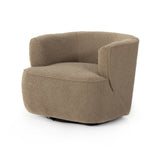 Featuring Mila Swivel Chair - Sheepskin Camel by Four Hands at Amethyst Home. This fashion-forward upholstered piece, the Mila Sheepskin Camel Swivel Chair mixes an elegant fabric with interesting design elements from stainless steel to exposed hardwoods. Each piece features North American-made hardwood frames, steel suspension and hand craftsmanship for quality and comfort.
Overall Dimensio. Amethyst Home provides interior design services, furniture, rugs, and lighting in the Monterey metro area.