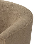 Featuring Mila Swivel Chair - Sheepskin Camel by Four Hands at Amethyst Home. This fashion-forward upholstered piece, the Mila Sheepskin Camel Swivel Chair mixes an elegant fabric with interesting design elements from stainless steel to exposed hardwoods. Each piece features North American-made hardwood frames, steel suspension and hand craftsmanship for quality and comfort.
Overall Di. Amethyst Home provides interior design services, furniture, rugs, and lighting in the Salt Lake City metro area.