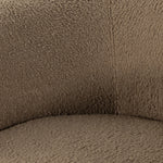 Featuring Mila Swivel Chair - Sheepskin Camel by Four Hands at Amethyst Home. This fashion-forward upholstered piece, the Mila Sheepskin Camel Swivel Chair mixes an elegant fabric with interesting design elements from stainless steel to exposed hardwoods. Each piece features North American-made hardwood frames, steel suspension and hand craftsmanship for quality and comfort.
Overall Dimension. Amethyst Home provides interior design services, furniture, rugs, and lighting in the Seattle metro area.