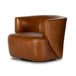Sultry and sensible. Warm top-grain leather hugs the curves of modern-minded seating, with a hidden swivel for a functional touch. Amethyst Home provides interior design, new construction, custom furniture and area rugs in the Los Angeles metro area