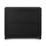 Featuring Millie Drifted Matte Black Nightstand by Four Hands at Amethyst Home. The Millie Drifted Matte Black Nightstand is perfect for adding a touch of modern charm to your home. With its drifted matte black veneer, solid parawood and iron accents, this nightstand brings a sophisticated style to any bedroom. Plus, the antique pewter and drifted oak colors ma. Amethyst Home provides interior design, new home construction design consulting, vintage area rugs, and lighting in the Omaha metro area.