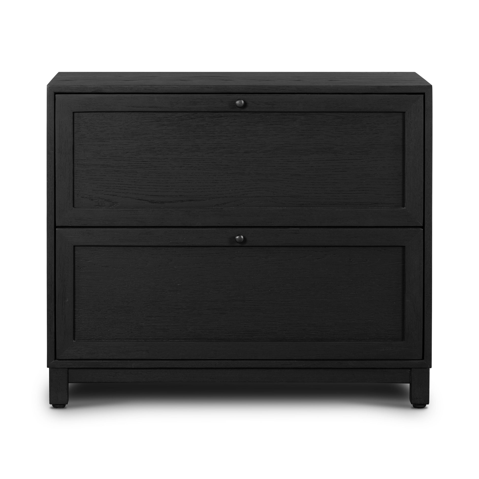 The Millie Drifted Matte Black Nightstand is perfect for adding a touch of modern charm to your home. With its drifted matte black veneer, solid parawood and iron accents, this nightstand brings a sophisticated style to any bedroom. Plus, the antique pewter and drifted oak colors make it easy to match with existing decor. Amethyst Home provides interior design, new home construction design consulting, vintage area rugs, and lighting in the Omaha metro area.