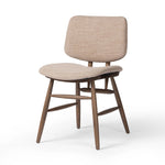 Featuring Montague Alcala Fawn Dining Chair by Four Hands at Amethyst Home. A textbook midcentury design with upholstered molded cushions pair style and comfort in one dining chair. Alternating joint positions add an unexpected architectural element to the piece. Performance fabrics are specially created to withstand spills, stains, high traffic and wear, e. Amethyst Home provides interior design, new home construction design consulting, vintage area rugs, and lighting in the Charlotte metro area.