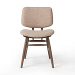 Featuring Montague Alcala Fawn Dining Chair by Four Hands at Amethyst Home. A textbook midcentury design with upholstered molded cushions pair style and comfort in one dining chair. Alternating joint positions add an unexpected architectural element to the piece. Performance fabrics are specially created to withstand spills, stains, high traffic and we. Amethyst Home provides interior design, new home construction design consulting, vintage area rugs, and lighting in the Salt Lake City metro area.