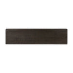 Featuring Noeline Smoked Black Oak Veneer 6 Drawer Dresser by Four Hands at Amethyst Home. Topped with a thick plank of solid oak, this extra-wide dresser blends modern lines and warm character with six roomy drawers, slightly curved corners, and solid square legs. Seamless drawer fronts have a push-latch mechanism. Made from solid oak and veneer in a smok. Amethyst Home provides interior design, new home construction design consulting, vintage area rugs, and lighting in the Scottsdale metro area.