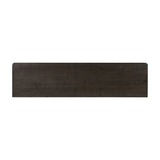 Featuring Noeline Smoked Black Oak Veneer 6 Drawer Dresser by Four Hands at Amethyst Home. Topped with a thick plank of solid oak, this extra-wide dresser blends modern lines and warm character with six roomy drawers, slightly curved corners, and solid square legs. Seamless drawer fronts have a push-latch mechanism. Made from solid oak and veneer in a smok. Amethyst Home provides interior design, new home construction design consulting, vintage area rugs, and lighting in the Scottsdale metro area.