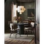Featuring Nova Burnished Brass Chandelier by Four Hands at Amethyst Home. Marbled glass spheres form an interstellar cluster around a burnished brass frame. Each globe is individually blown, shaped and sculpted by hand through a one-hour process. Brass and glass are 98% recyclable. Designed and sustainably crafted in Poland by Schwung.
Overall Dimensions :. Amethyst Home provides interior design, new home construction design consulting, vintage area rugs, and lighting in the Alpharetta metro area.