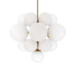 Featuring Nova Burnished Brass Chandelier by Four Hands at Amethyst Home. Marbled glass spheres form an interstellar cluster around a burnished brass frame. Each globe is individually blown, shaped and sculpted by hand through a one-hour process. Brass and glass are 98% recyclable. Designed and sustainably crafted in Poland by Schwung.
Overall Dimensions : 27.. Amethyst Home provides interior design, new home construction design consulting, vintage area rugs, and lighting in the Dallas metro area.