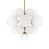 Featuring Nova Burnished Brass Chandelier by Four Hands at Amethyst Home. Marbled glass spheres form an interstellar cluster around a burnished brass frame. Each globe is individually blown, shaped and sculpted by hand through a one-hour process. Brass and glass are 98% recyclable. Designed and sustainably crafted in Poland by Schwung.
Overall Dimensions : 27.. Amethyst Home provides interior design, new home construction design consulting, vintage area rugs, and lighting in the Dallas metro area.
