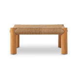 Featuring Olin Light Wash Mahogany Coffee Table by Four Hands at Amethyst Home. The traditional coffee table gets a textural twist. Chunky column legs of light-washed mahogany support a rectangular tabletop of braided sugar palm leaves.
Collection: Grass RootsColors: Light Wash Mahogany ,Natural AgelMaterials: Solid Mahogany ,Sugar PalmOverall Dimensions: 55"W x 35"L x 16.25"H Weig. Amethyst Home provides interior design, new construction, custom furniture, and area rugs in the Houston metro area.