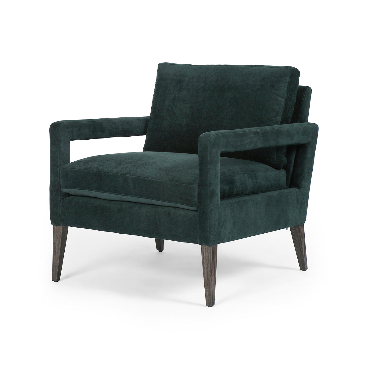 Olson Emerald Worn Velvet Chair | ready to ship!