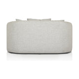 Featuring Opal Faye Sand Outdoor Daybed by Four Hands at Amethyst Home. U-shaped and spacious, this fully upholstered outdoor daybed invites you to lounge. Sink-in cushioning and three knife-edge throw pillows offer additional comfort. Cover or store indoors during inclement weather and when not in use.Overall Dimensions: 68"W x 65.25"L x 35"H
Collection: Sola. Amethyst Home provides interior design, new home construction design consulting, vintage area rugs, and lighting in the Boston metro area.
