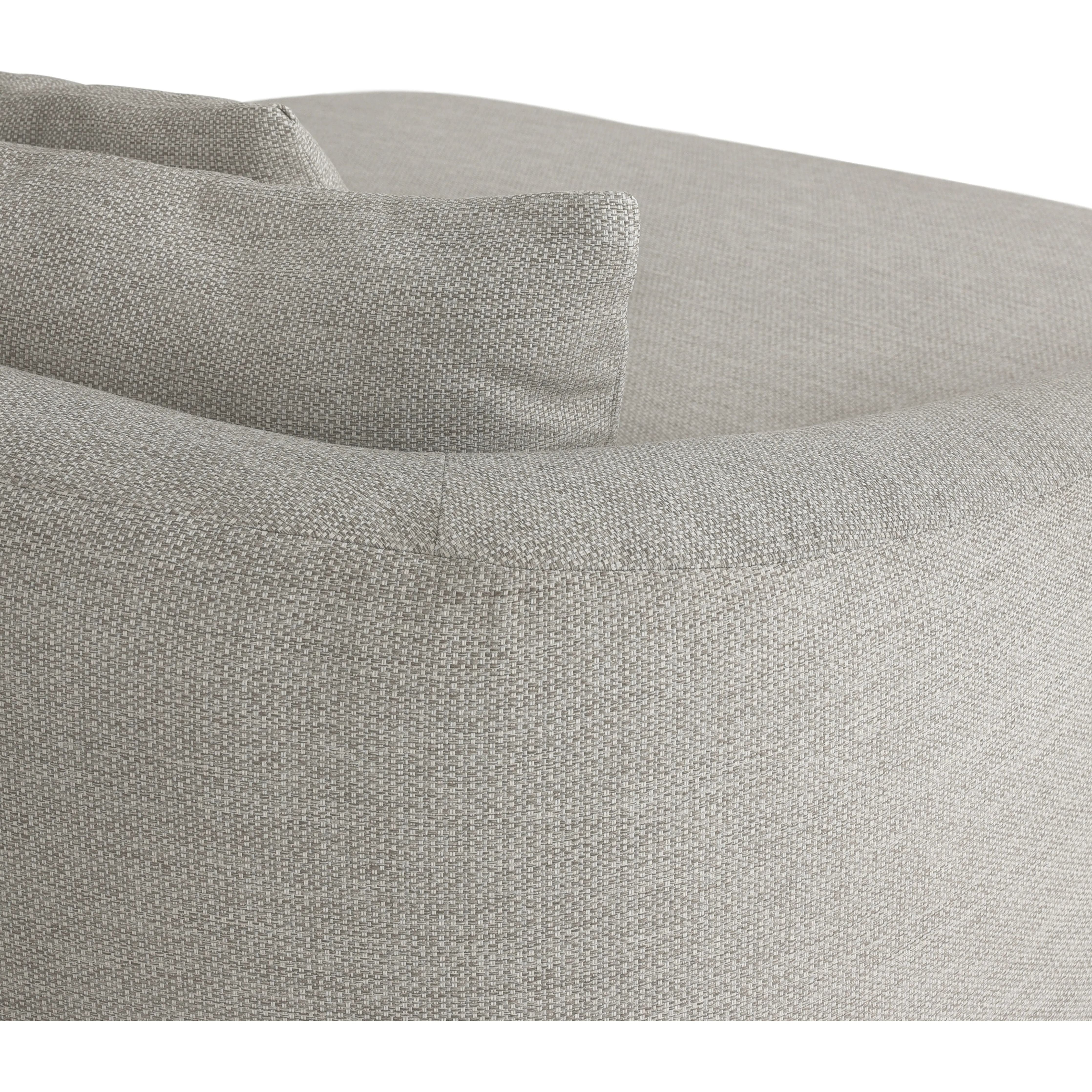 Featuring Opal Faye Sand Outdoor Daybed by Four Hands at Amethyst Home. U-shaped and spacious, this fully upholstered outdoor daybed invites you to lounge. Sink-in cushioning and three knife-edge throw pillows offer additional comfort. Cover or store indoors during inclement weather and when not in use.Overall Dimensions: 68"W x 65.25"L x 35"H
Collection: So. Amethyst Home provides interior design, new home construction design consulting, vintage area rugs, and lighting in the Monterey metro area.