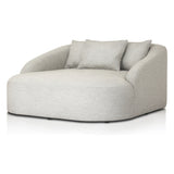 Featuring Opal Faye Sand Outdoor Daybed by Four Hands at Amethyst Home. U-shaped and spacious, this fully upholstered outdoor daybed invites you to lounge. Sink-in cushioning and three knife-edge throw pillows offer additional comfort. Cover or store indoors during inclement weather and when not in use.Overall Dimensions: 68"W x 65.25"L x 35"H
Collection: Solan. Amethyst Home provides interior design, new home construction design consulting, vintage area rugs, and lighting in the Omaha metro area.