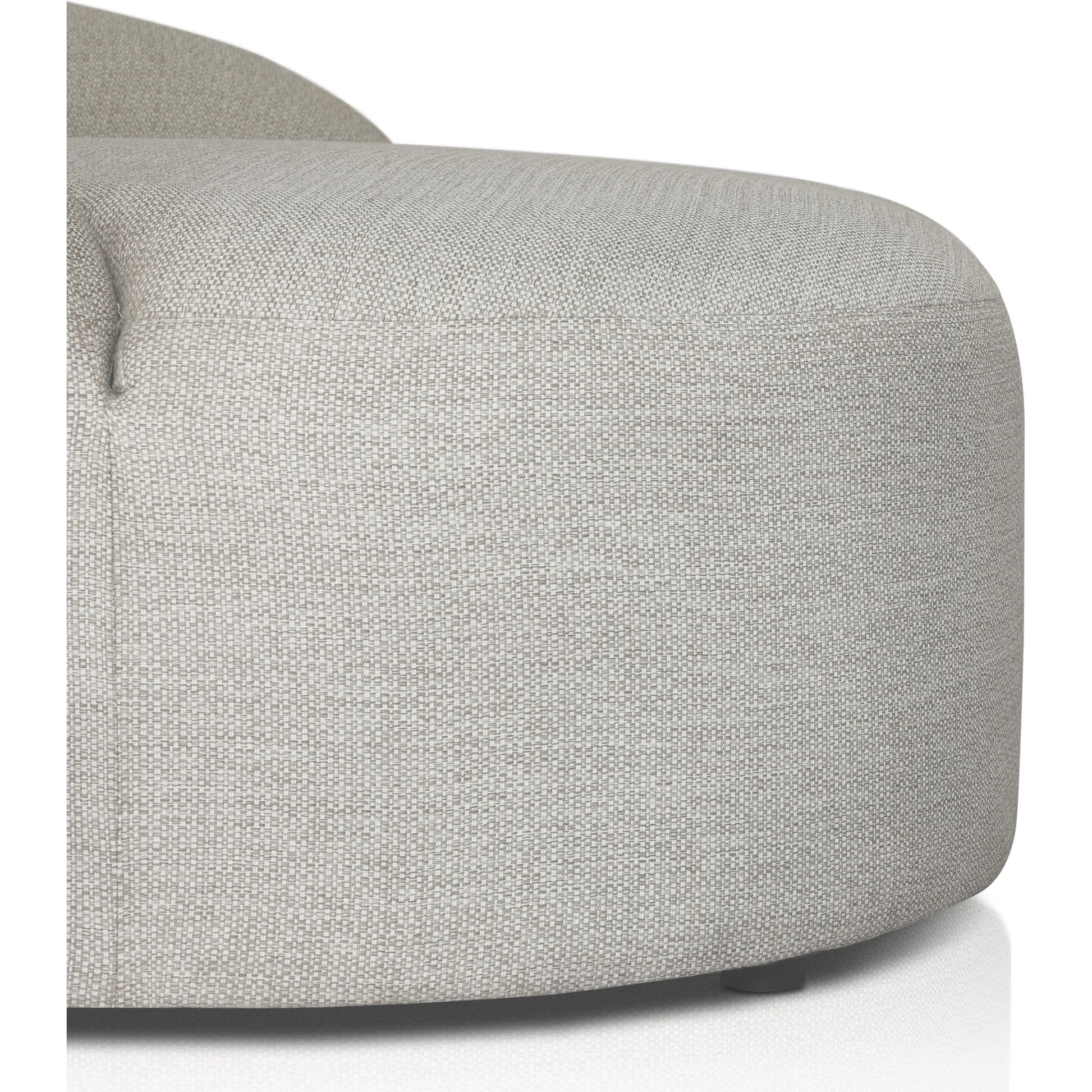 U-shaped and spacious, this fully upholstered outdoor daybed invites you to lounge. Sink-in cushioning and three knife-edge throw pillows offer additional comfort. Cover or store indoors during inclement weather and when not in use.Collection: Solan Amethyst Home provides interior design, new home construction design consulting, vintage area rugs, and lighting in the Salt Lake City metro area.