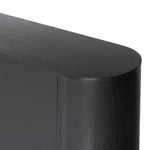 Featuring Paden Aged Black Acacia Sideboard by Four Hands at Amethyst Home. Streamlined and mysterious -- the Paden sideboard is an Amethyst favorite with beautifully concealed storage.Overall Dimensions: 94"W x 23"L x 33"H
Collection: HaidenColors: Aged Black Acacia ,Aged Black Acacia SolidMaterials: Thin Acacia Veneer ,Solid Acacia Weight: 220.46 lbs. Amethyst Home provides interior design, new home construction design consulting, vintage area rugs, and lighting in the Calabasas metro area.