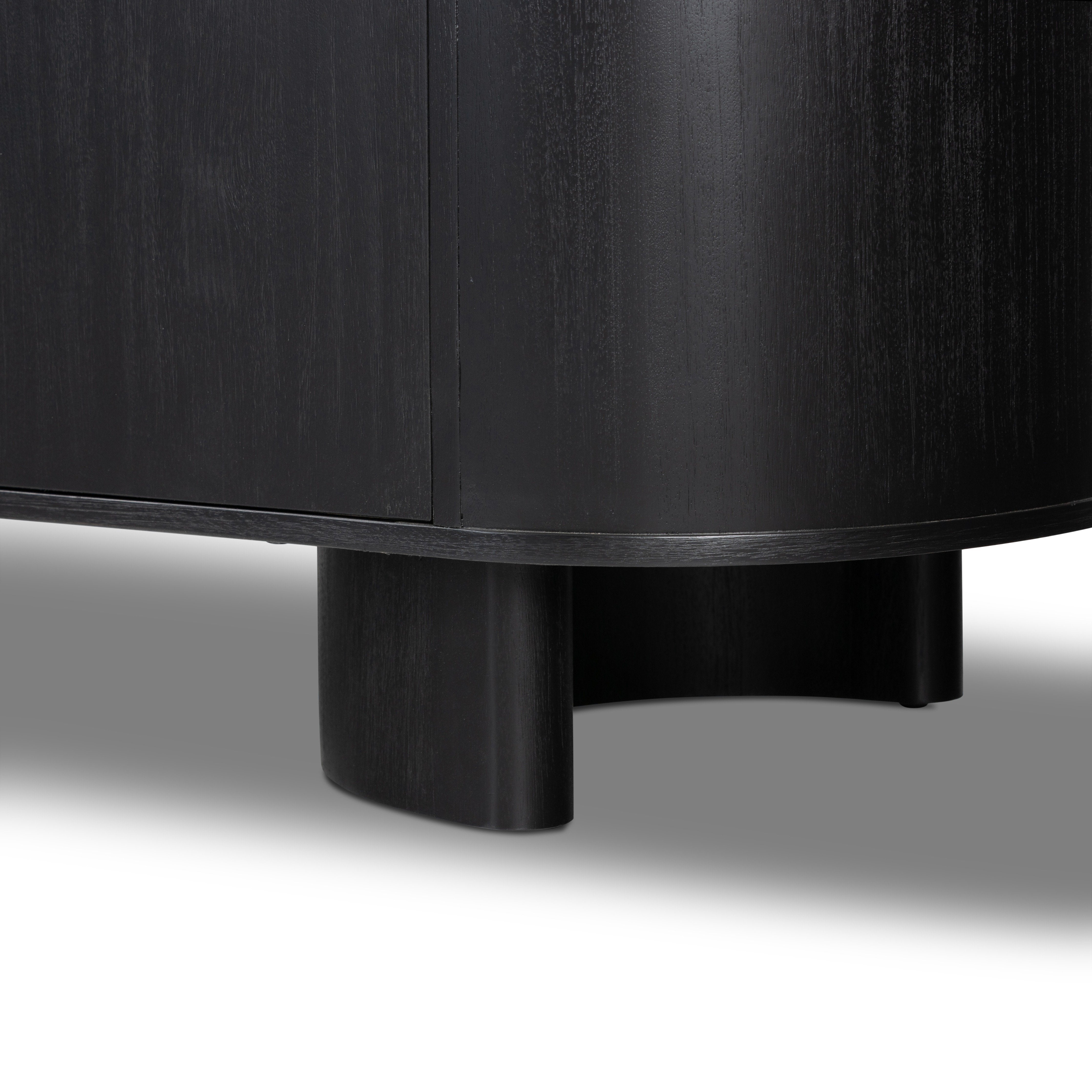 Featuring Paden Aged Black Acacia Sideboard by Four Hands at Amethyst Home. Streamlined and mysterious -- the Paden sideboard is an Amethyst favorite with beautifully concealed storage.Overall Dimensions: 94"W x 23"L x 33"H
Collection: HaidenColors: Aged Black Acacia ,Aged Black Acacia SolidMaterials: Thin Acacia Veneer ,Solid Acacia Weight: 220.46 lbs. Amethyst Home provides interior design, new home construction design consulting, vintage area rugs, and lighting in the Miami metro area.