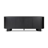 Featuring Paden Aged Black Acacia Sideboard by Four Hands at Amethyst Home. Streamlined and mysterious -- the Paden sideboard is an Amethyst favorite with beautifully concealed storage.Overall Dimensions: 94"W x 23"L x 33"H
Collection: HaidenColors: Aged Black Acacia ,Aged Black Acacia SolidMaterials: Thin Acacia Veneer ,Solid Acacia Weight: 220.46 lbs. Amethyst Home provides interior design, new home construction design consulting, vintage area rugs, and lighting in the Miami metro area.