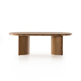 Featuring Paden Sandy Acacia Coffee Table by Four Hands at Amethyst Home. A study in shape. Solid brown acacia forms crescent-shaped legs and sprawling oval tabletop, bringing organic presence to the living room.
Overall Dimensions: 51"W x 27"L x 17"HColors: Sandy AcaciaMaterials: Thin Acacia VeneerWeight: 52.91Volume: 10.03Clearance from Floor: 15.5"Dist. Amethyst Home provides interior design, new home construction design consulting, vintage area rugs, and lighting in the Kansas City metro area.