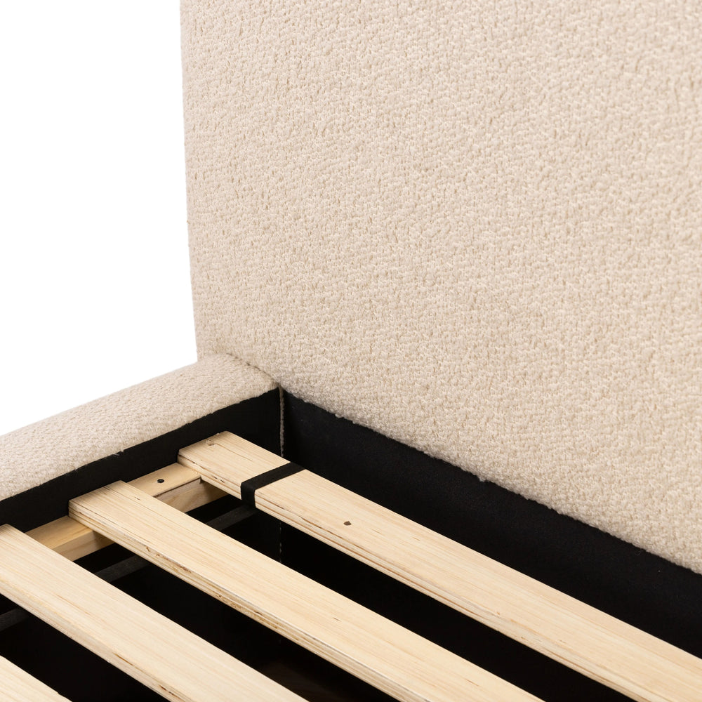 Quincy Lisbon Cream-King Bed | ready to ship!