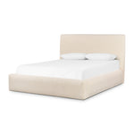 Featuring Quincy Lisbon Cream-Queen Bed by Four Hands at Amethyst Home. Modern, clean shaping meets inflated comfort with this padded, upholstered bed frame in a textural boucle-like pattern.Overall Dimensions: 73"W x 92.25"L x 40"H
Collection: EastonColors: Lisbon Cream ,BlackMaterials: 81% Pl, 19% Pc ,Solid Parawood Weight: 188.38 lbs. Amethyst Home provides interior design, new home construction design consulting, vintage area rugs, and lighting in the Kansas City metro area.