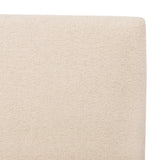 Featuring Quincy Lisbon Cream-Queen Bed by Four Hands at Amethyst Home. Modern, clean shaping meets inflated comfort with this padded, upholstered bed frame in a textural boucle-like pattern.Overall Dimensions: 73"W x 92.25"L x 40"H
Collection: EastonColors: Lisbon Cream ,BlackMaterials: 81% Pl, 19% Pc ,Solid Parawood Weight: 188.38 lbs. Amethyst Home provides interior design, new home construction design consulting, vintage area rugs, and lighting in the Kansas City metro area.