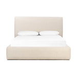 Featuring Quincy Lisbon Cream-Queen Bed by Four Hands at Amethyst Home. Modern, clean shaping meets inflated comfort with this padded, upholstered bed frame in a textural boucle-like pattern.Overall Dimensions: 73"W x 92.25"L x 40"H
Collection: EastonColors: Lisbon Cream ,BlackMaterials: 81% Pl, 19% Pc ,Solid Parawood Weight: 188.38 lbs. Amethyst Home provides interior design, new home construction design consulting, vintage area rugs, and lighting in the Miami metro area.