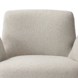 Featuring Reed Crete Pebble Accent Swivel Chair by Four Hands at Amethyst Home. The angular cutouts and tapered sides give this 360-degree swivel a geometric update. A modern take on a retro look, the chair's spring suspension and brushed pebble textile covering make it a truly transitional piece.
Collection: FarrowColors: Crete PebbleMaterials: 100% Polyes. Amethyst Home provides interior design, new home construction design consulting, vintage area rugs, and lighting in the Nashville metro area.