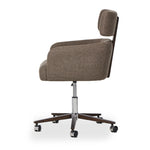 Featuring Rei Gibson Mink Desk Desk Chair by Four Hands at Amethyst Home. A high, curved back and plush high-performance fabric seat cradle you in comfort. Performance fabrics are specially created to withstand spills, stains, high traffic, and wear, ensuring long-term comfort and unmatched durability. Height adjustable with a 360-degree swivel.
Overall Dim. Amethyst Home provides interior design, new home construction design consulting, vintage area rugs, and lighting in the Park City metro area.