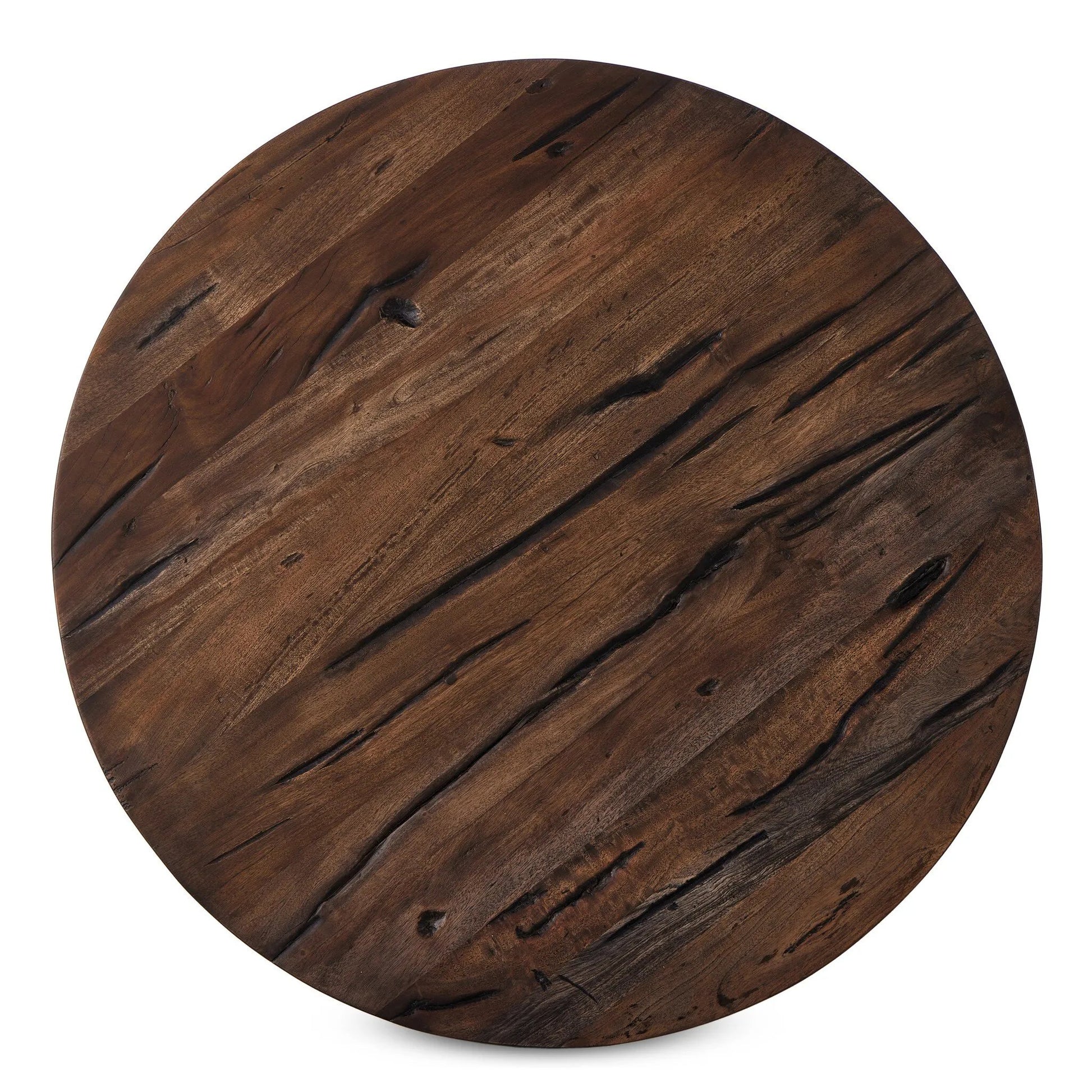 Inspired by Romanian sculptor Constantin BrÃ¢ncu?i, a classic pedestal table of mixed character woods works a heritage look into the home.Collection: Theor Amethyst Home provides interior design, new home construction design consulting, vintage area rugs, and lighting in the Charlotte metro area.