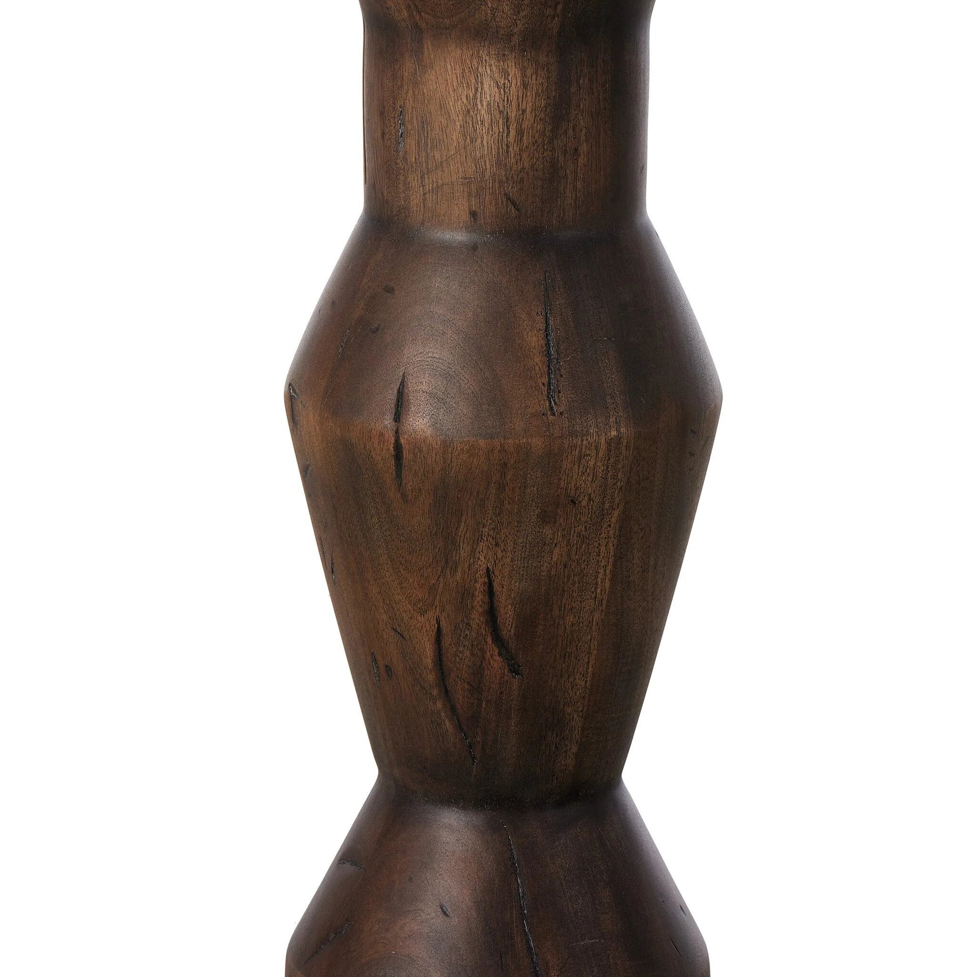Inspired by Romanian sculptor Constantin BrÃ¢ncu?i, a classic pedestal table of mixed character woods works a heritage look into the home.Collection: Theor Amethyst Home provides interior design, new home construction design consulting, vintage area rugs, and lighting in the Tampa metro area.