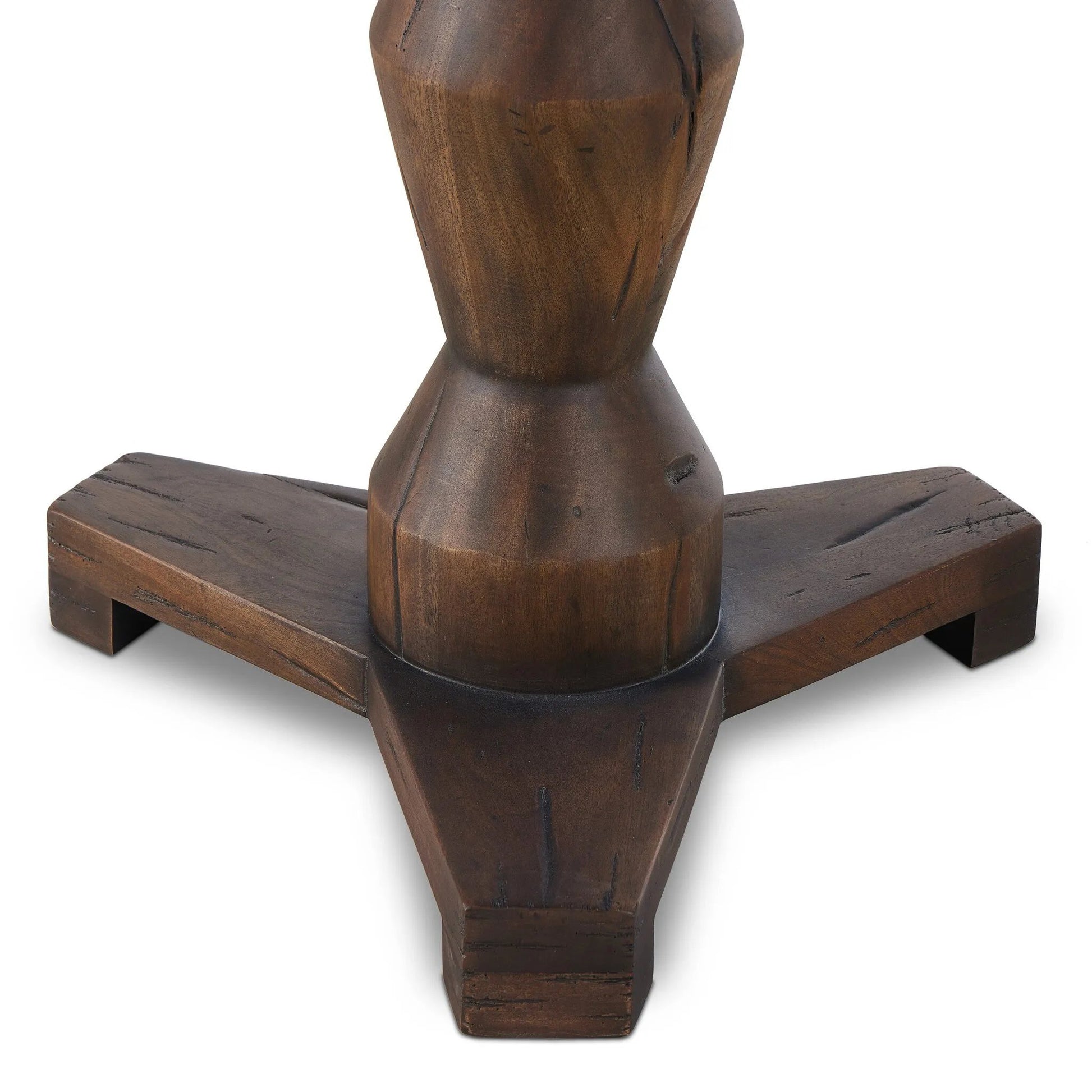 Inspired by Romanian sculptor Constantin BrÃ¢ncu?i, a classic pedestal table of mixed character woods works a heritage look into the home.Collection: Theor Amethyst Home provides interior design, new home construction design consulting, vintage area rugs, and lighting in the Winter Garden metro area.