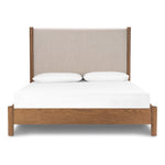 Featuring Roark Essence Natural-Queen Bed by Four Hands at Amethyst Home. Rounded, chunky dowel legs in an amber oak finish frame the neutral, linen-like upholstered headboard of this bed frame.
Collection: BoltonColors: Essence Natural ,Amber Oak ,Amber Oak VeneerMaterials: 49Vi,22Li,18Pl,11Co ,Solid Oak ,Thick Oak VeneerOverall Dimensions: 64.25"W x 8. Amethyst Home provides interior design, new home construction design consulting, vintage area rugs, and lighting in the Winter Garden metro area.