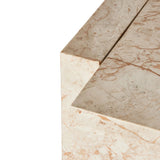 Featuring Romano Desert Taupe Marble Console Table by Four Hands at Amethyst Home. Solid marble sheets are laminated to create cubed cradle bases for a thick-cut tabletop. Heavy veining and natural swirls speak to the nature of marble, with each piece being entirely unique.
73.00"w x 21.00"d x 31.00"h
Collection: ElementColors: Desert Taupe MarbleMaterials:. Amethyst Home provides interior design, new home construction design consulting, vintage area rugs, and lighting in the Calabasas metro area.
