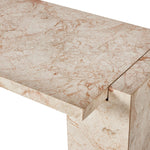 Featuring Romano Desert Taupe Marble Console Table by Four Hands at Amethyst Home. Solid marble sheets are laminated to create cubed cradle bases for a thick-cut tabletop. Heavy veining and natural swirls speak to the nature of marble, with each piece being entirely unique.
73.00"w x 21.00"d x 31.00"h
Collection: ElementColors: Desert Taupe MarbleMaterials:. Amethyst Home provides interior design, new home construction design consulting, vintage area rugs, and lighting in the Nashville metro area.